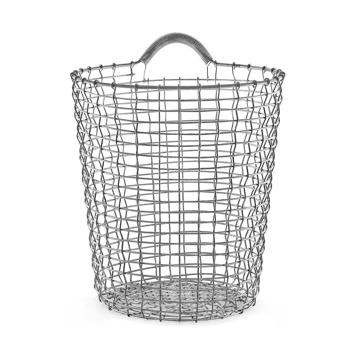 Korbo bin 18 galvanized steel | Scandinavian Design | Storage baskets | Silver-coloured