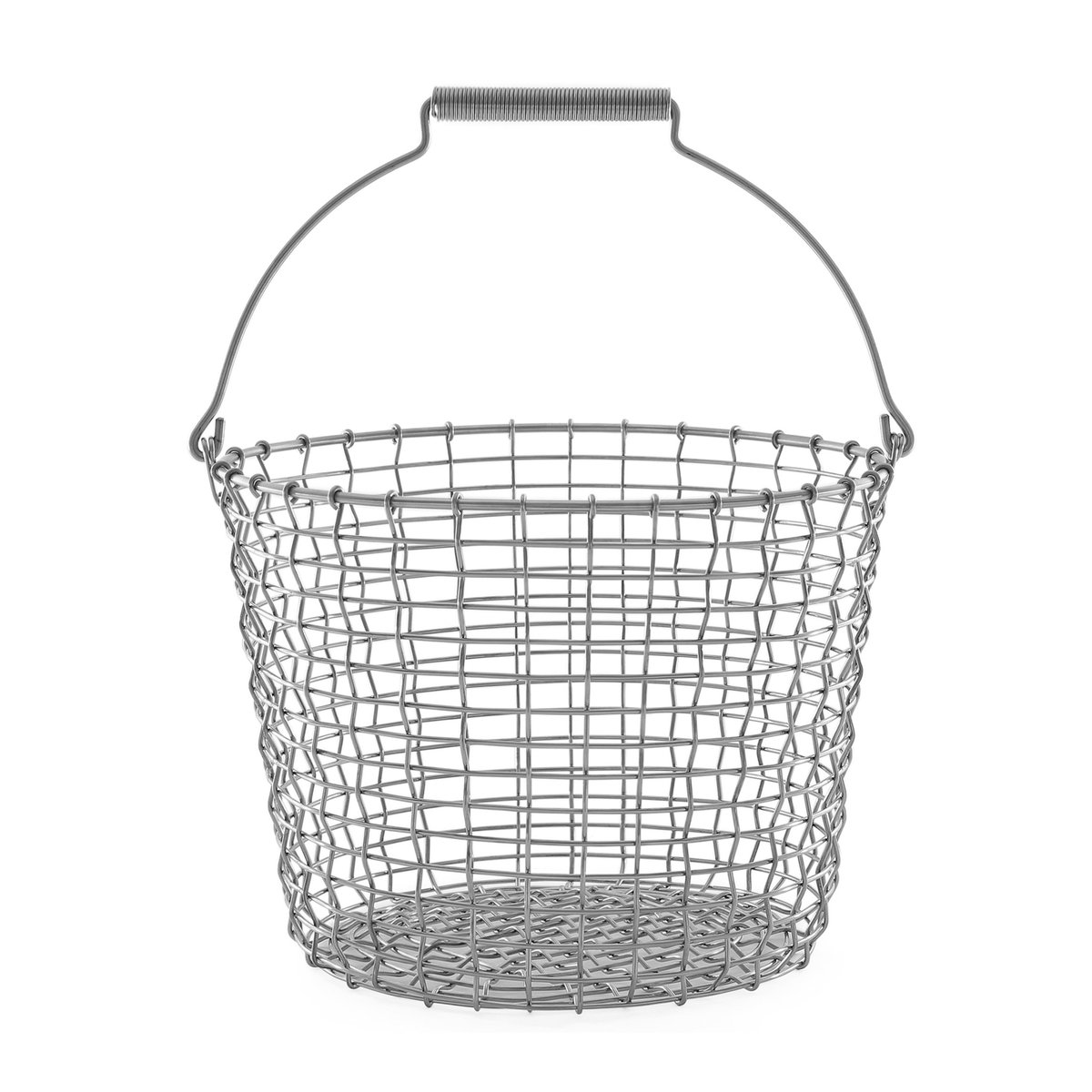 Korbo bucket 16 acid proof steel | Scandinavian Design | Storage baskets | Silver-coloured