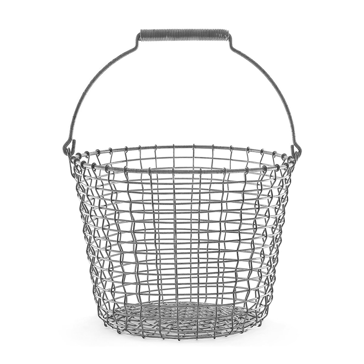 Korbo bucket 16 galvanized steel | Scandinavian Design | Storage baskets | Silver-coloured