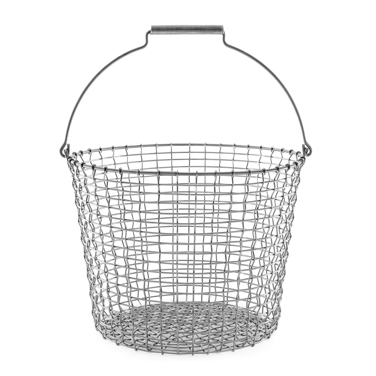 Korbo bucket 24 acid proof steel | Scandinavian Design | Storage baskets | Silver-coloured