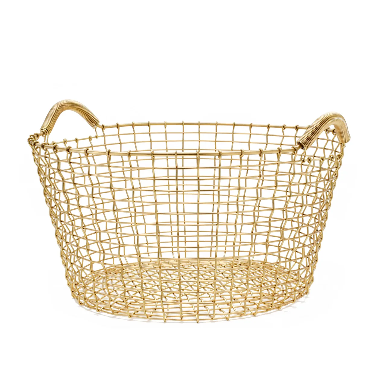 Korbo classic 35 brass | Scandinavian Design | Storage baskets | White