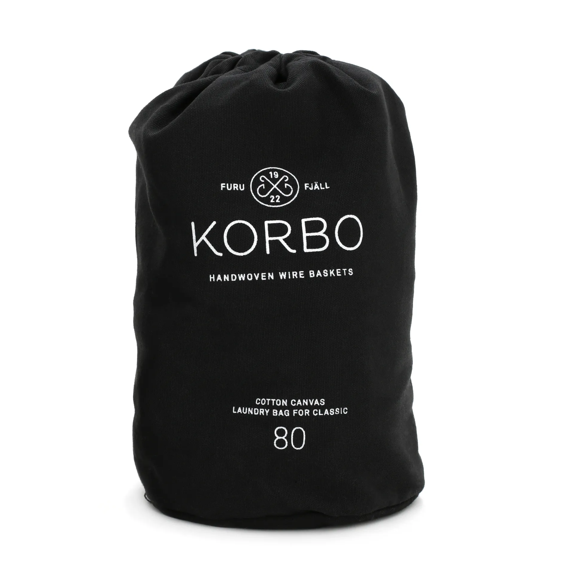 Korbo laundry bag, black 80 l KORBO
