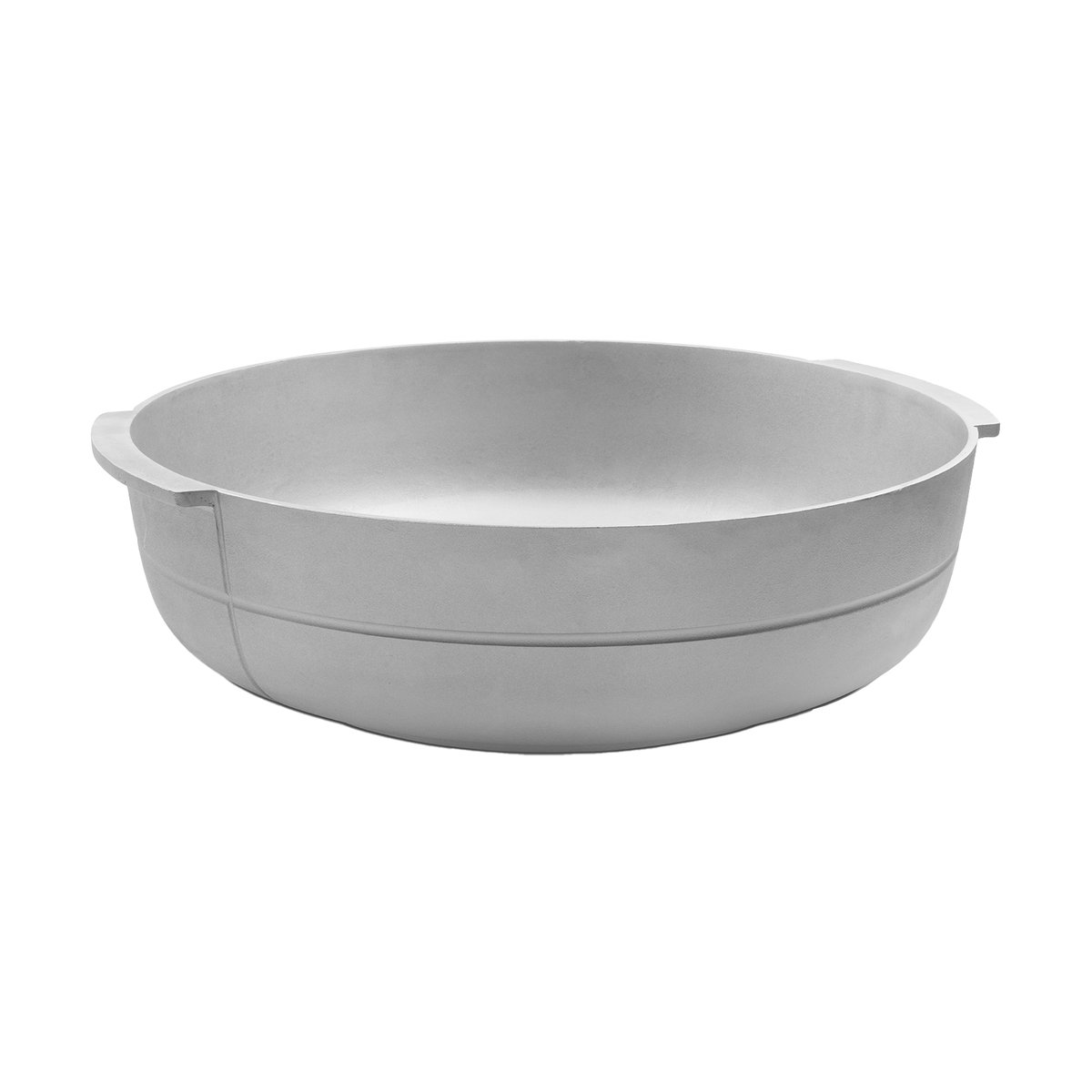 KORBO Linea pot no. 3 wide Aluminium