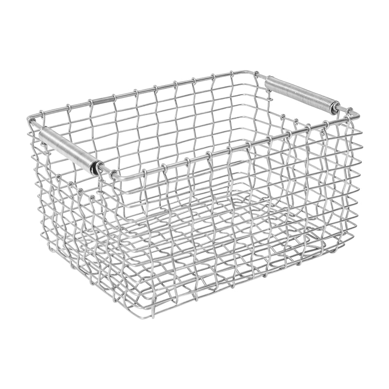 KORBO Rectangular 15 storage basket Galvanised steel