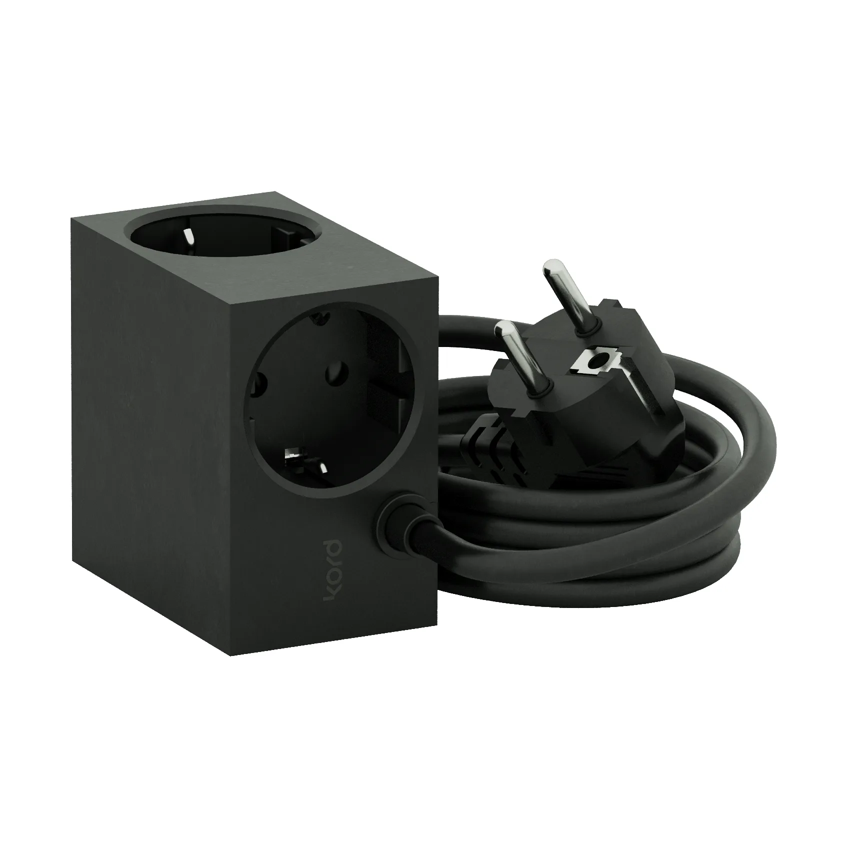 Cuboid outlet 2 m, Black Kord