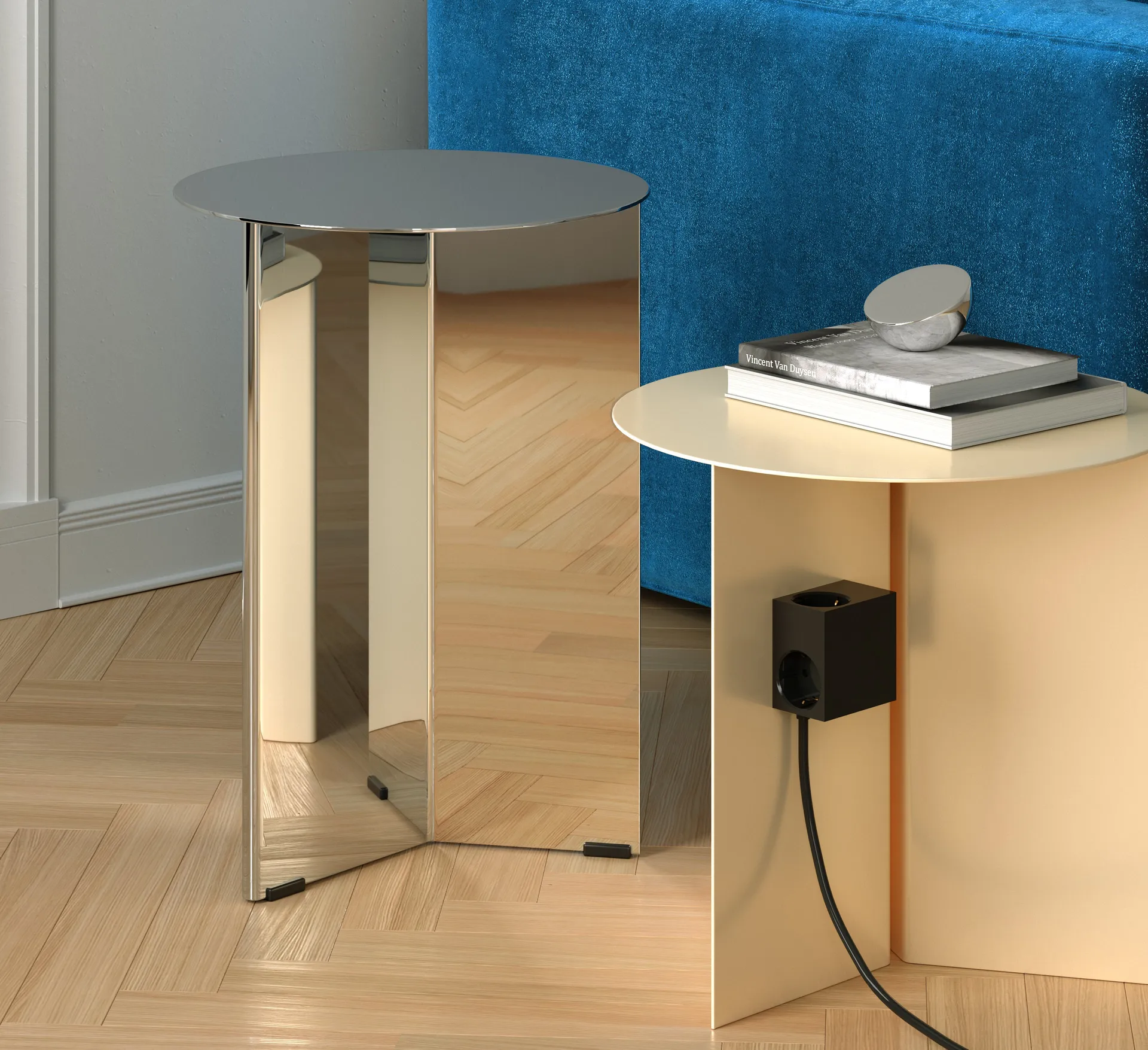 Cuboid outlet 2 m, Black Kord