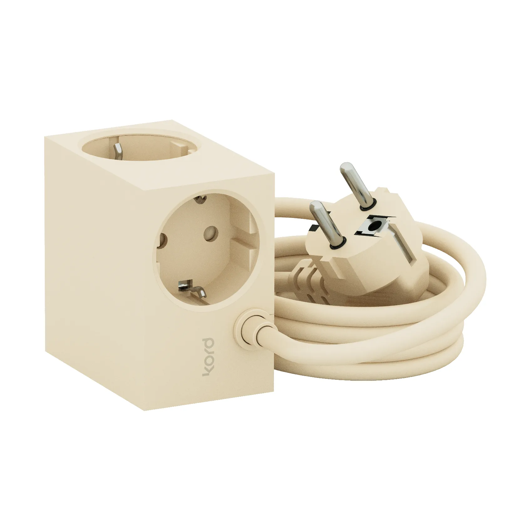 Cuboid outlet 2 m, Pearled Ivory Kord