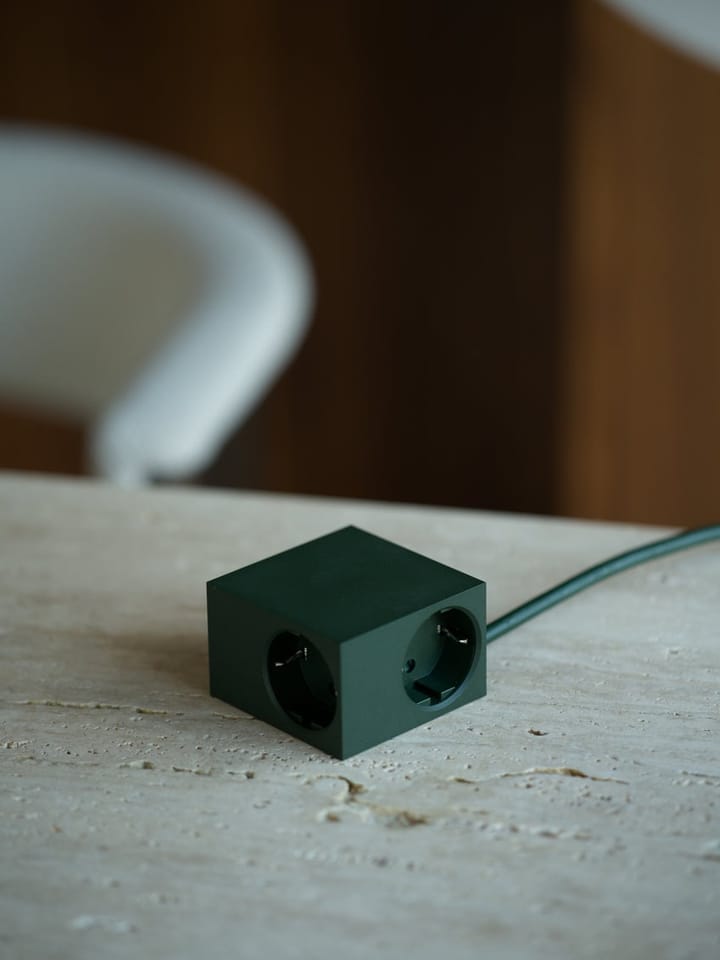 Cuboid+ outlet USB-C 30W 2 m, Dark Green Kord