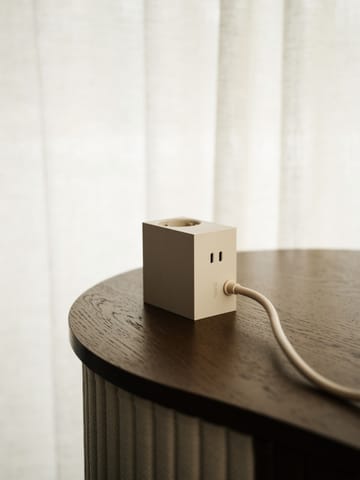 Cuboid+ outlet USB-C 30W 2 m - Pearled Ivory - Kord