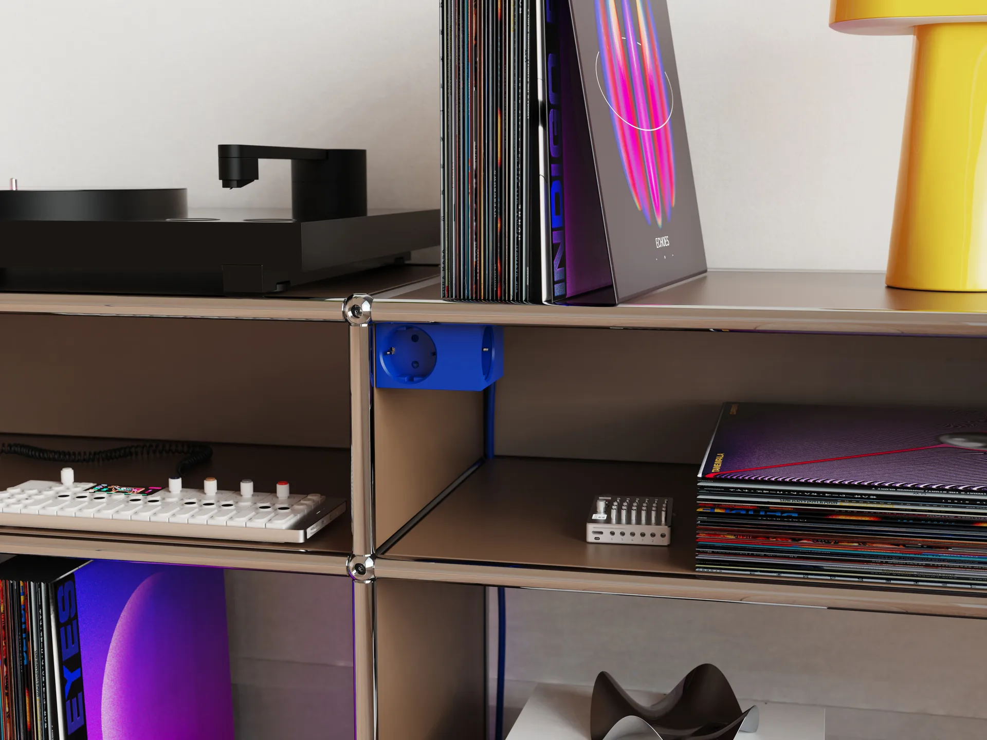 Cuboid+ power strip USB-C 30W 2 m, Catalina Blue Kord