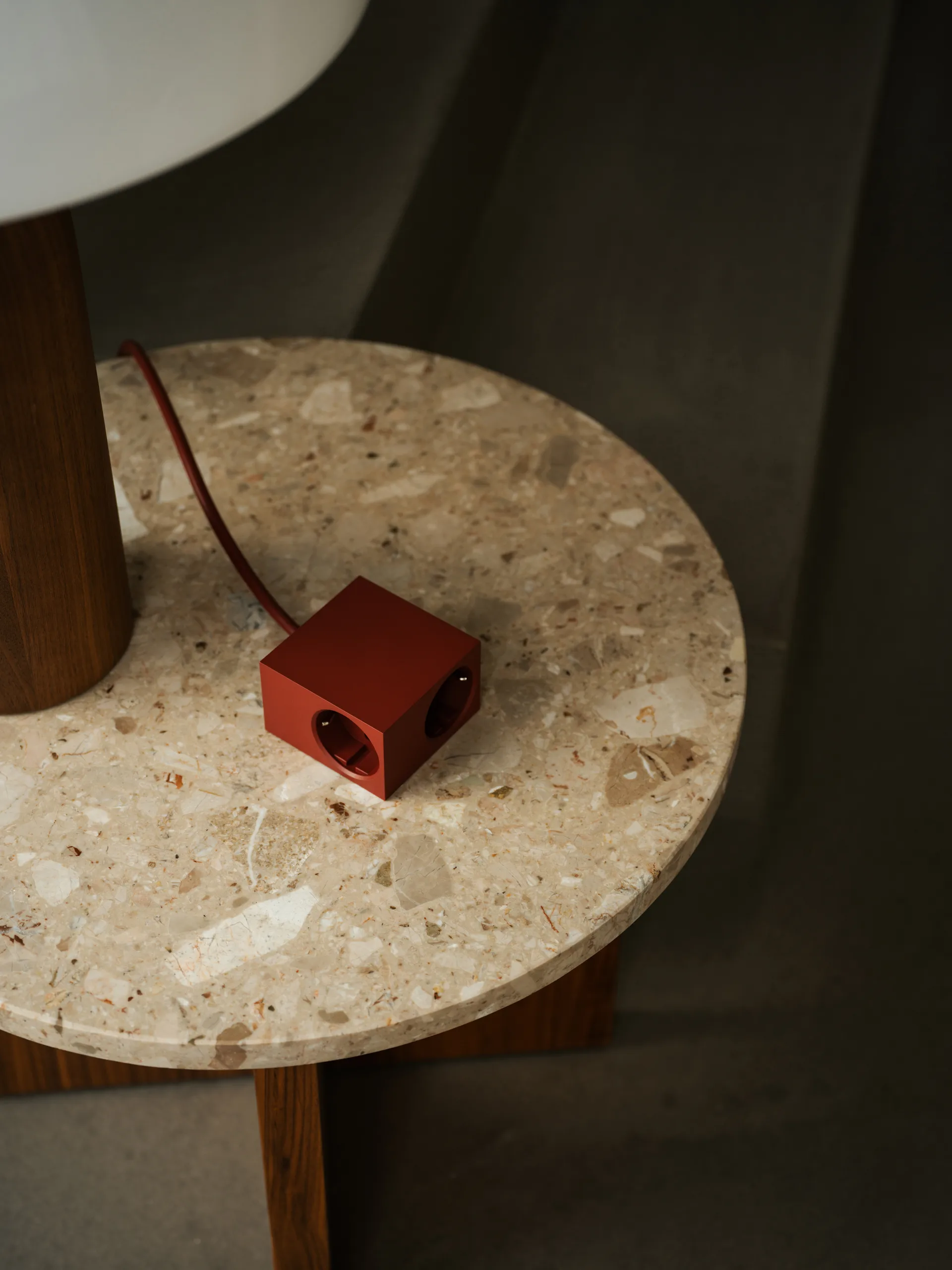 Cuboid+ power strip USB-C 30W 2 m, Fired Brick Kord
