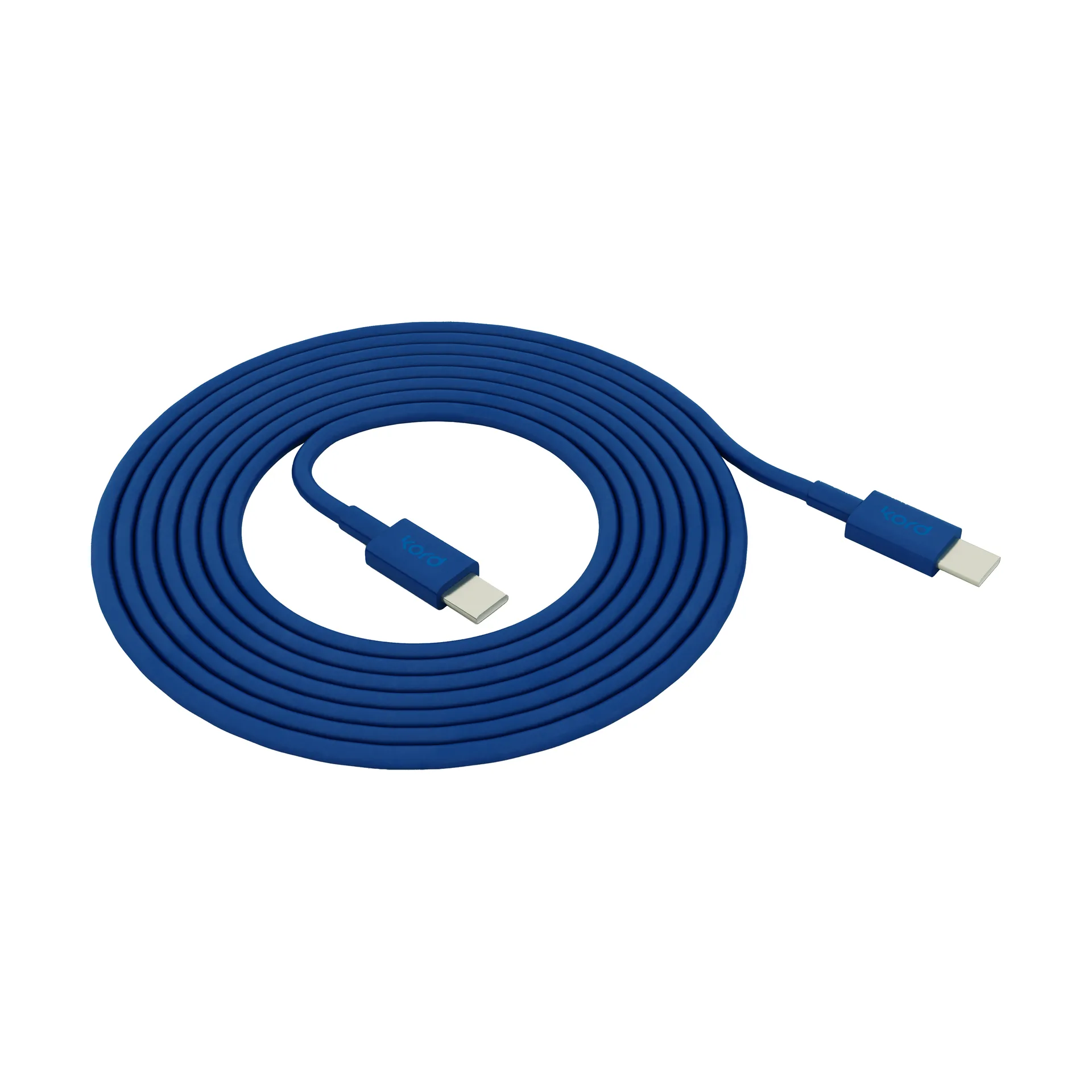 Kord USB-C to USB-C charging cable 1,8 m, Catalina Blue Kord