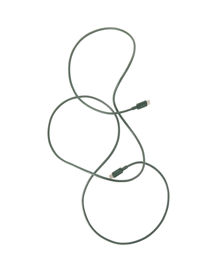Kord USB-C to USB-C charging cable 1,8 m, Dark Green Kord