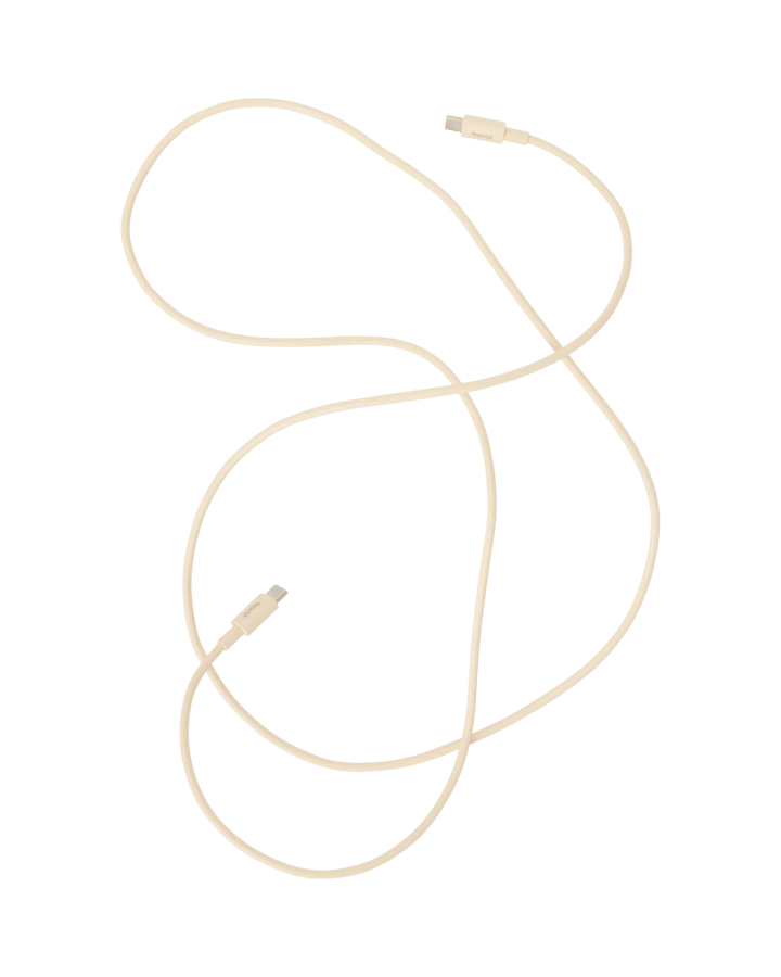 Kord USB-C to USB-C charging cable 1,8 m, Pearled Ivory Kord