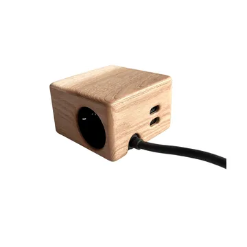Kord x Bark woodencase case for Cuboid+ power strip - Bark - Kord