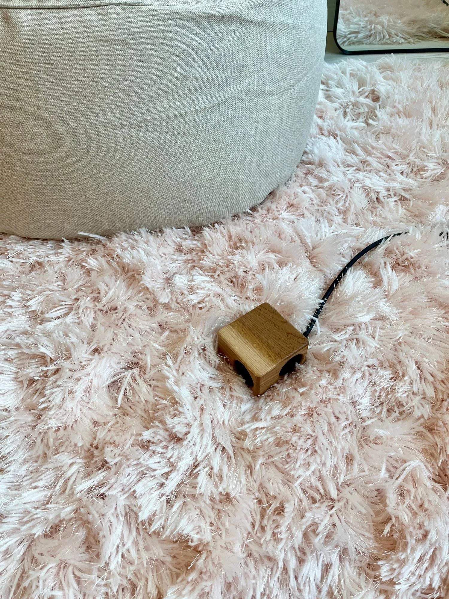 Kord x Bark woodencase case for Cuboid+ power strip, Bark Kord