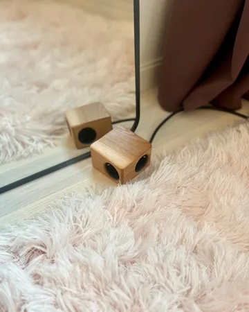 Kord x Bark woodencase case for Cuboid+ power strip - Bark - Kord