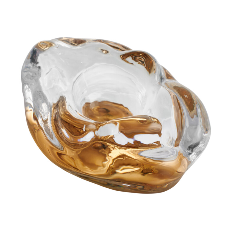 Kosta Boda ÅJ The Snippan AC-24 Gold | Scandinavian Design | Decorative accessories | Gold-coloured