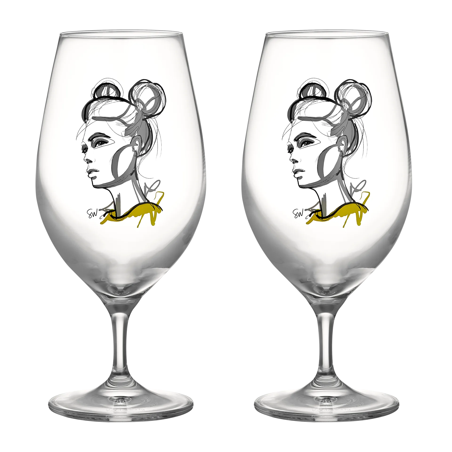 All about you beer glass 40 cl 2-pack, Cheers to you Kosta Boda