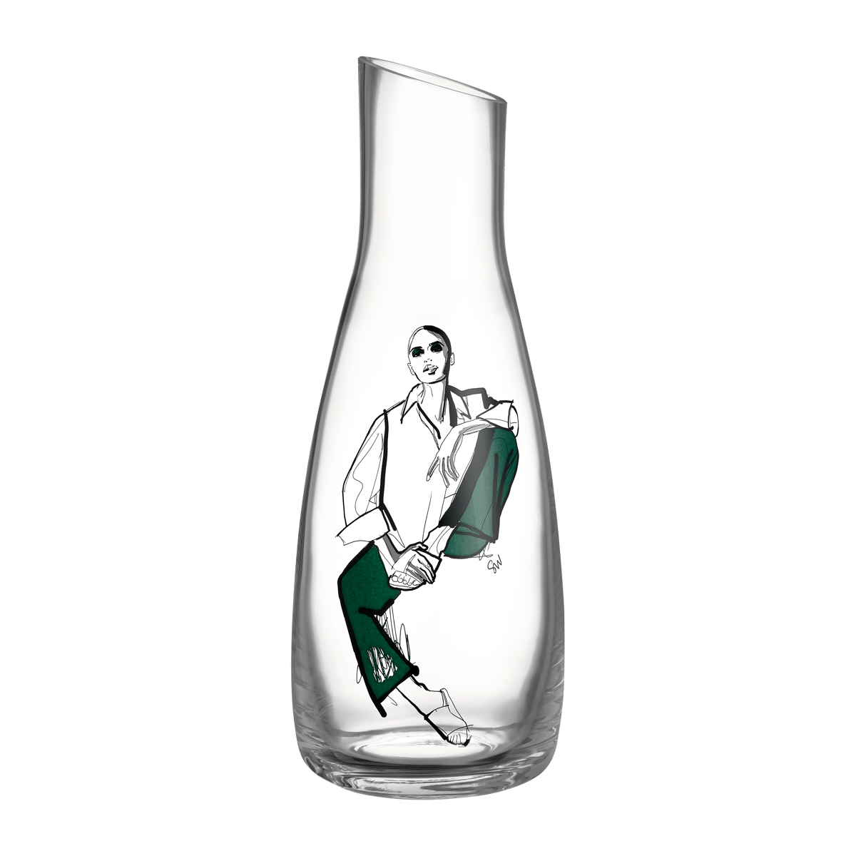 Kosta Boda All about you carafe 1 l Time for you | Scandinavian Design | Water jugs and carafes | Transparent