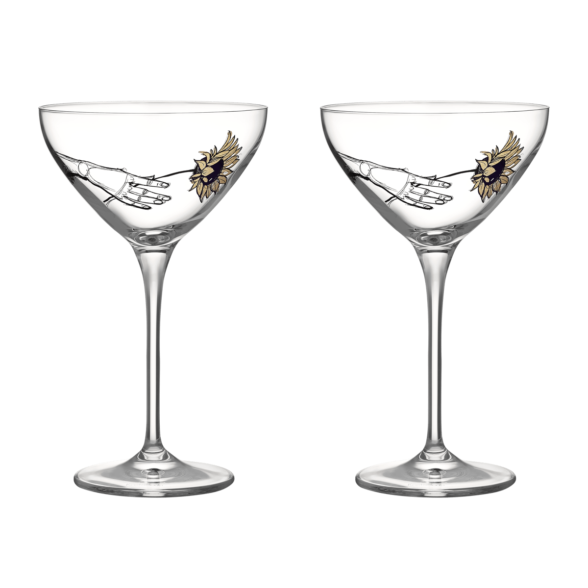 Kosta Boda All about you coupe champagne glass 32 cl 2-pack All for you