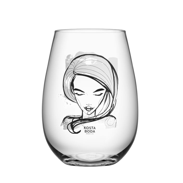 All about you glass 57 cl 2-pack - need you (white) - Kosta Boda