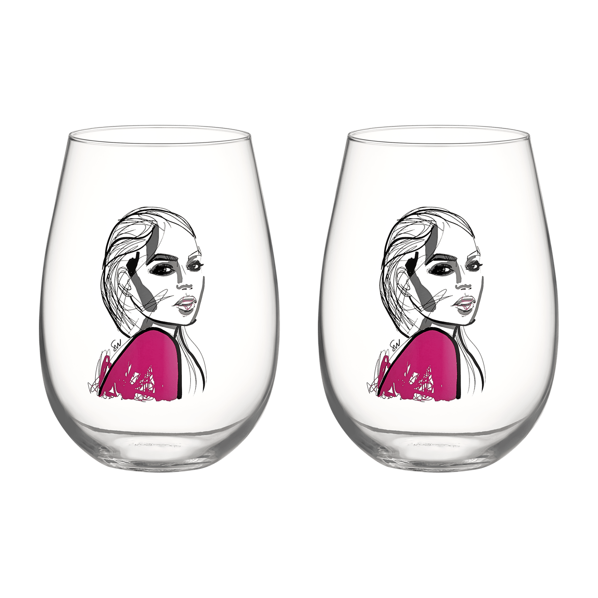 Kosta Boda All about you glass 57 cl 2-pack Next to you