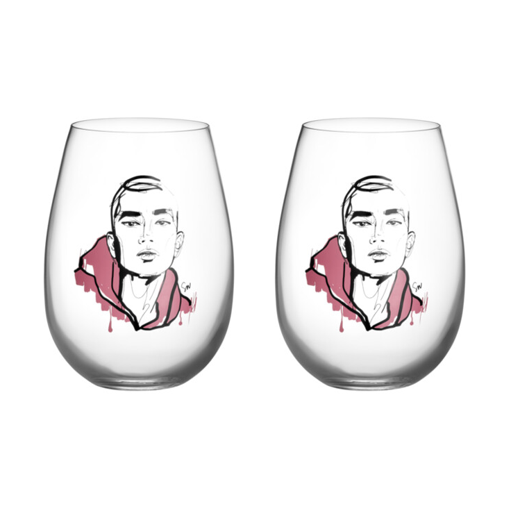 Kosta Boda All about you tumbler glass 57 cl 2-pack Close to him