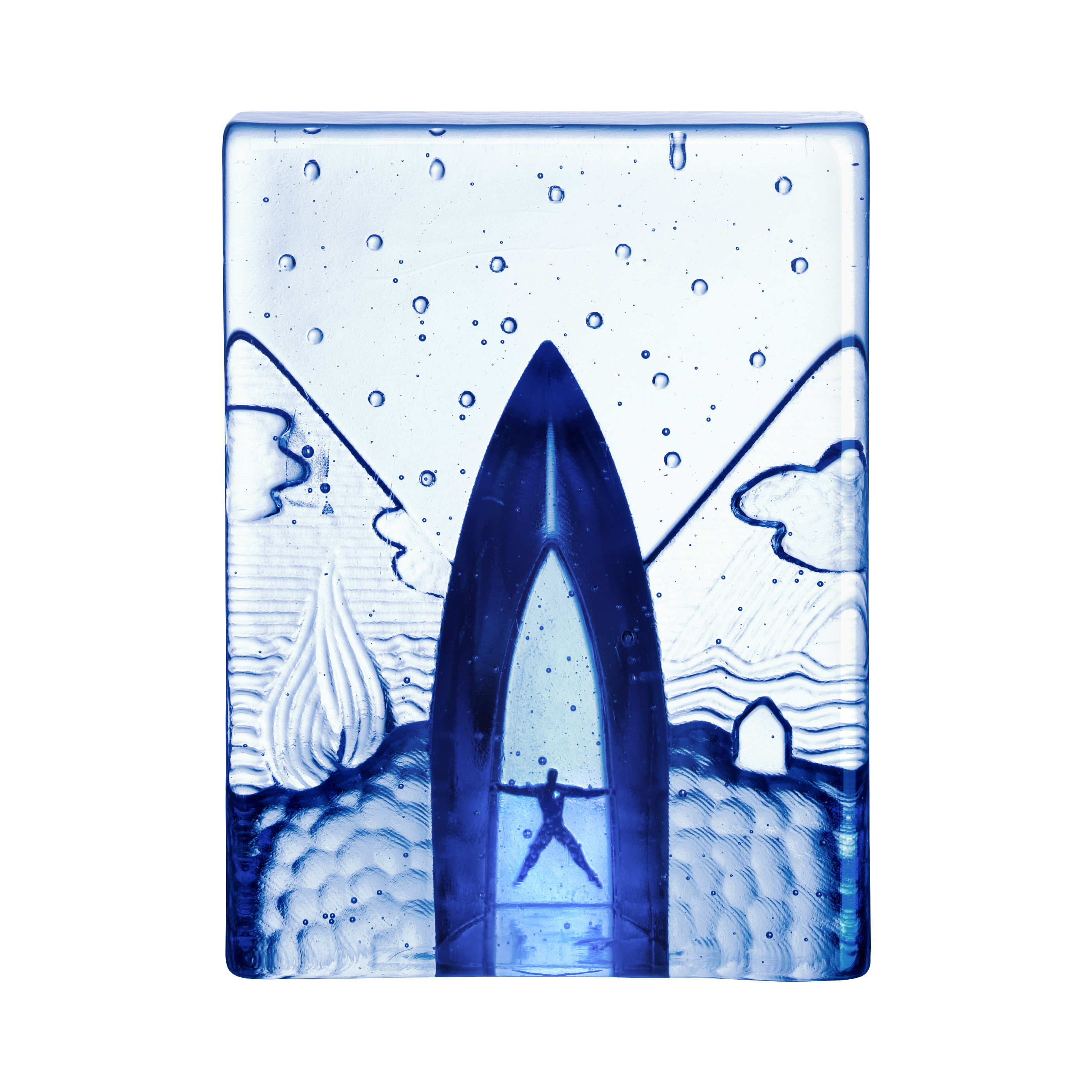 コスタボダ　バーティル・ヴァリーン　シリーズ　Blues Kosta Boda （コスタ・ボダ） Bertil Vallien（バーティル