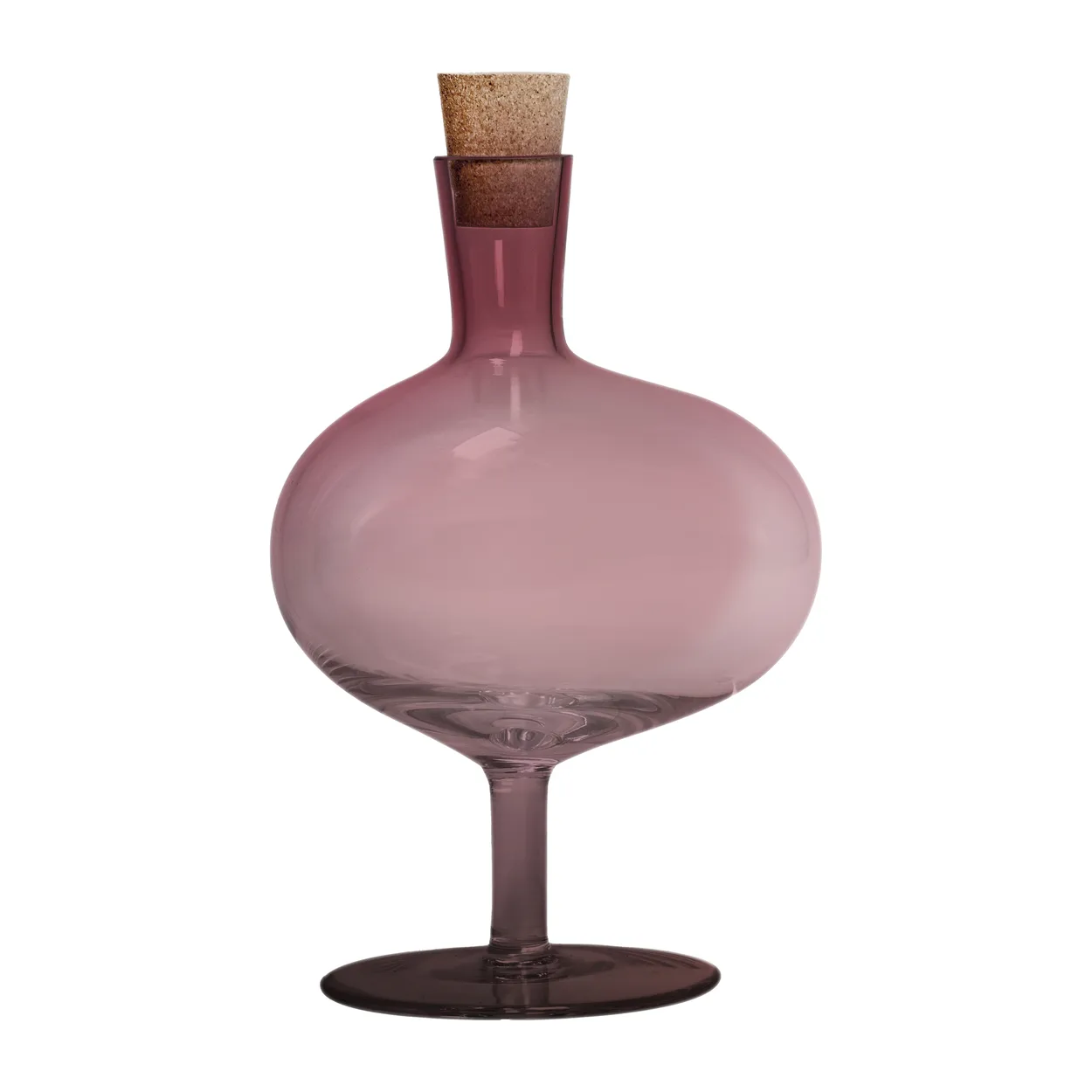 Kosta Boda Bod bottle 230 mm Wine red | Scandinavian Design | Water jugs and carafes | Red