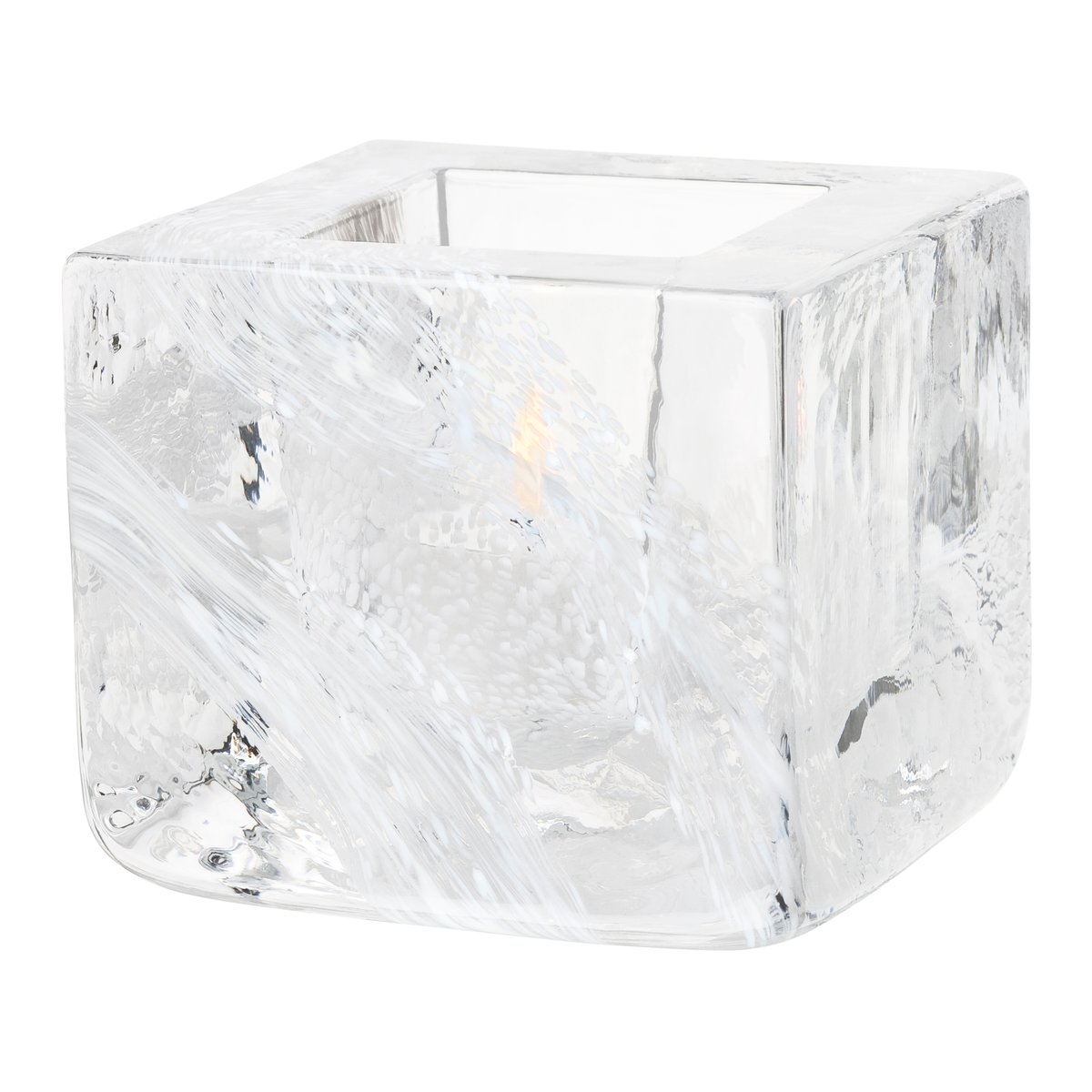 Kosta Boda Brick votive White | Scandinavian Design | Tea light holders, lanterns & candle dishes | White