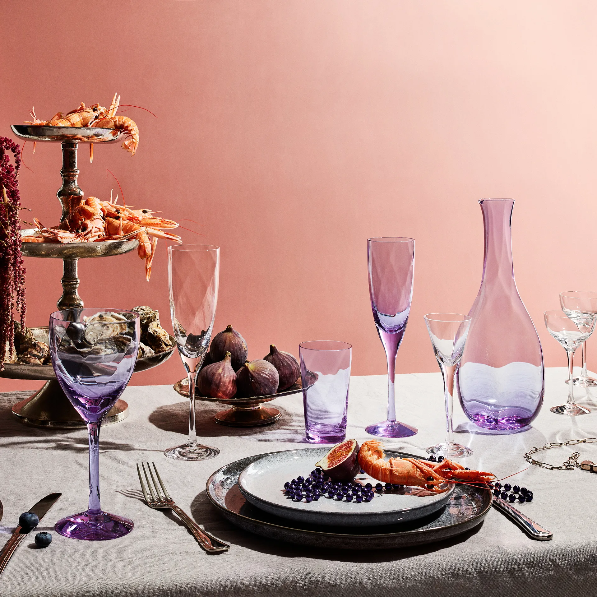 Chateau 40 drinking glass 22 cl, Multi Kosta Boda