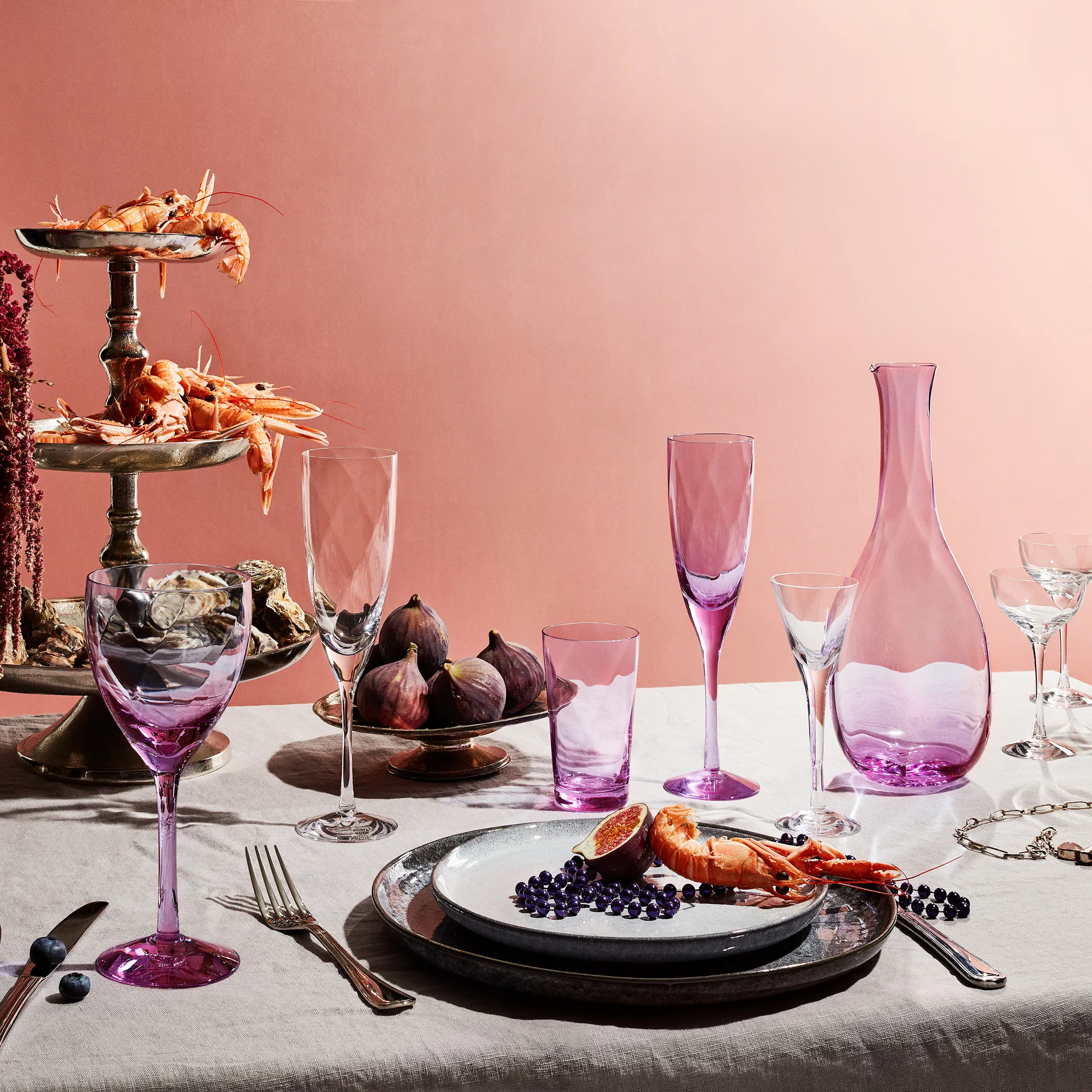 Chateau 40 drinking glass 22 cl, Multi Kosta Boda