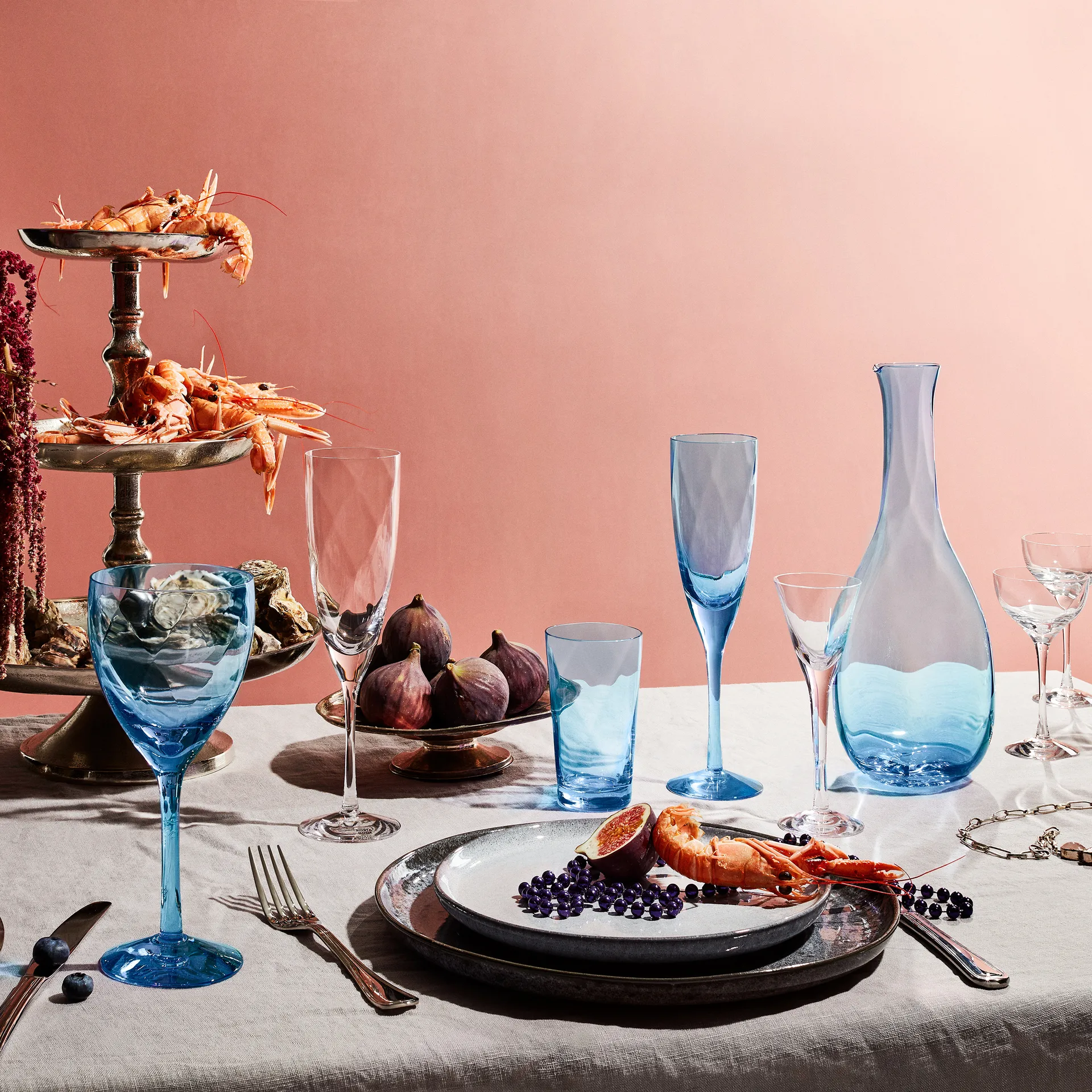 Chateau 40 drinking glass 22 cl, Multi Kosta Boda