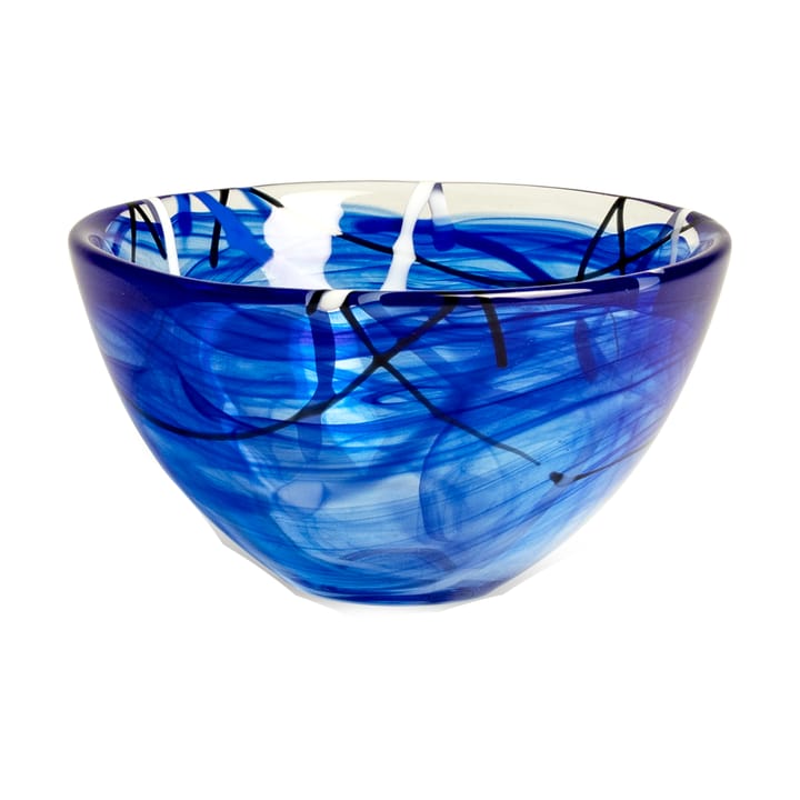 Contrast bowl 160 mm - Blue - Kosta Boda