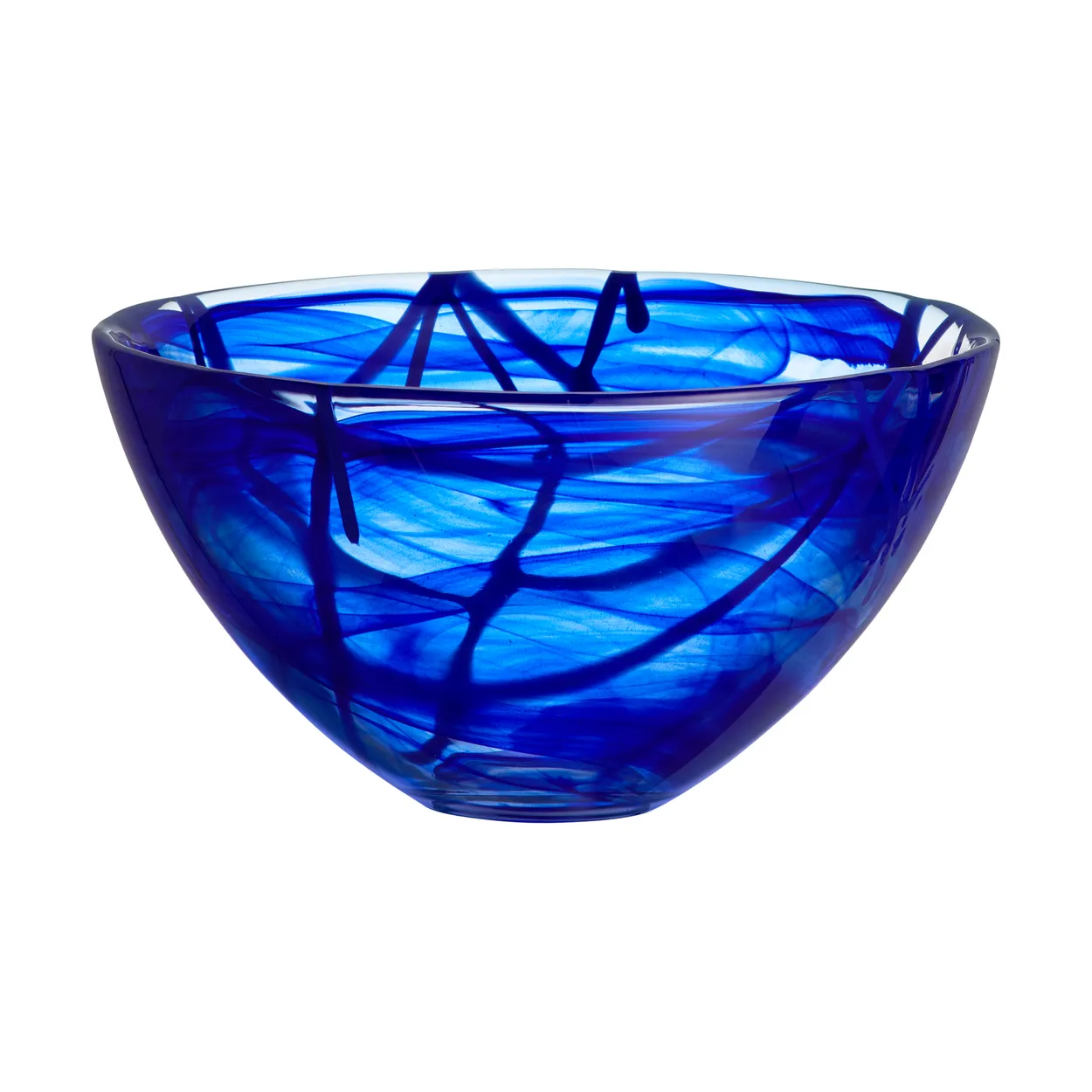 Kosta Boda Contrast bowl 230 mm Blue-blue | Scandinavian Design | Serving bowls | Blue
