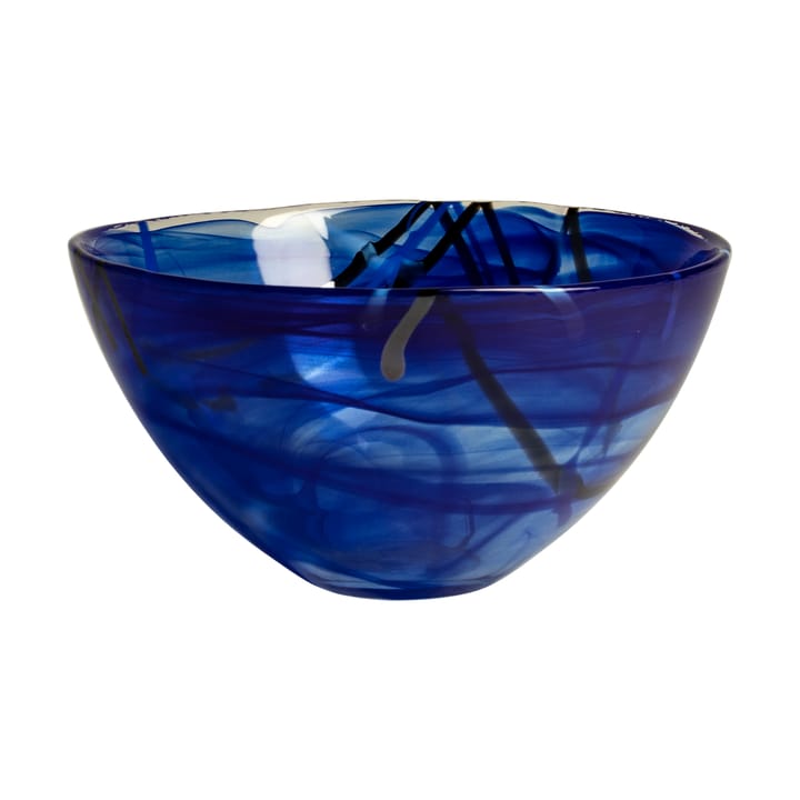 Contrast bowl 230 mm - Blue - Kosta Boda