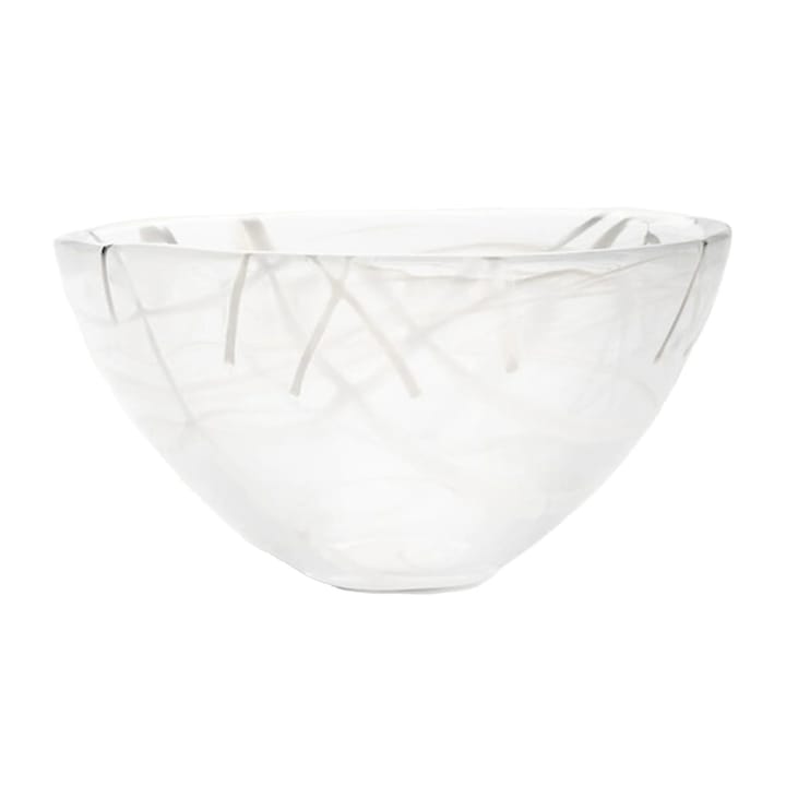 Contrast bowl 230 mm - White-white - Kosta Boda