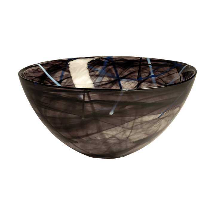 Contrast bowl 350 mm - Black - Kosta Boda