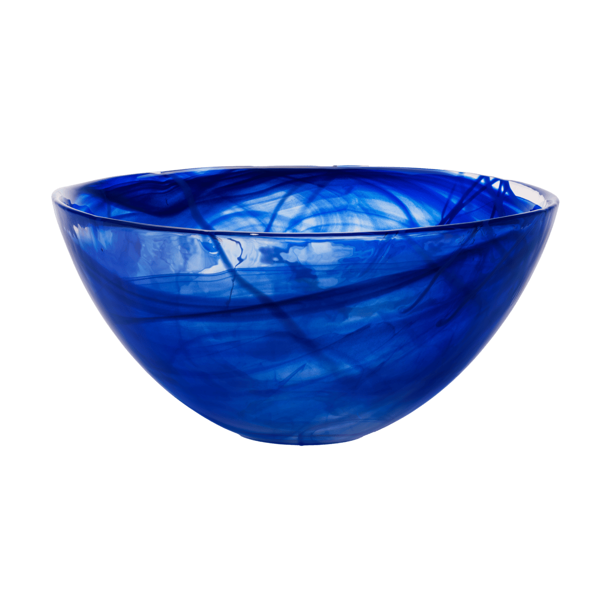 Kosta Boda Contrast bowl 350 mm Blue-blue | Scandinavian Design | Serving bowls | Blue