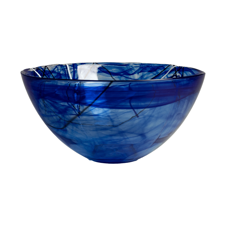 Contrast bowl 350 mm - Blue - Kosta Boda