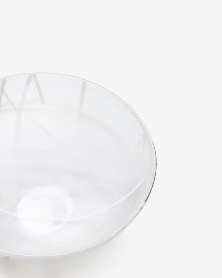 Contrast bowl 350 mm - White-white - Kosta Boda
