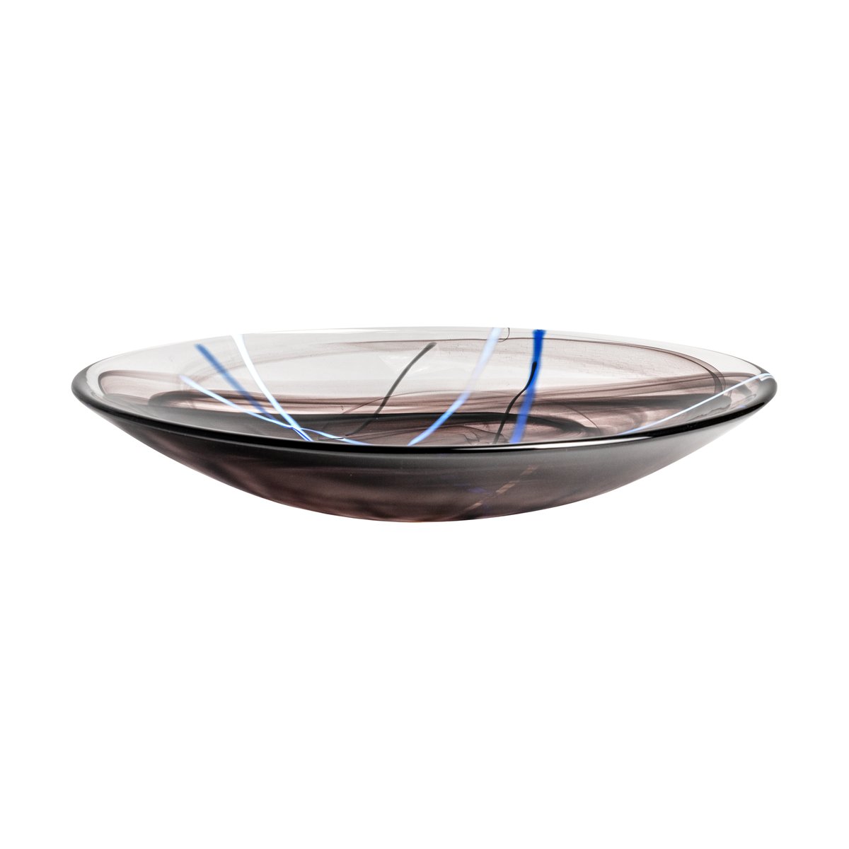 Kosta Boda Contrast saucer 380 mm Black
