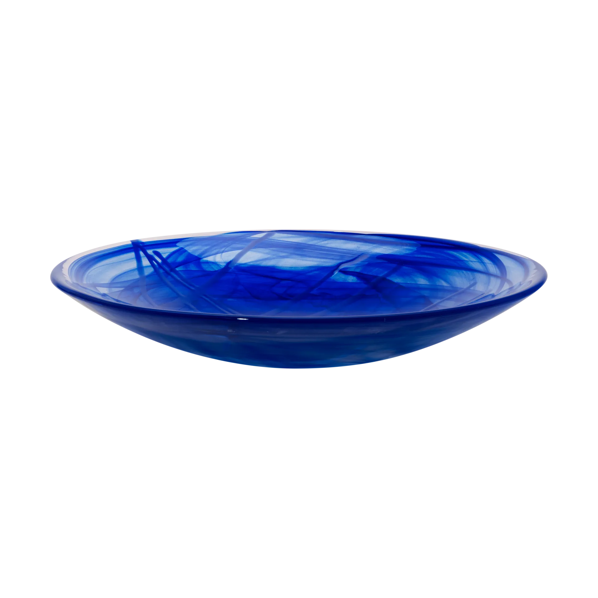 Contrast saucer 380 mm, Blue-blue Kosta Boda