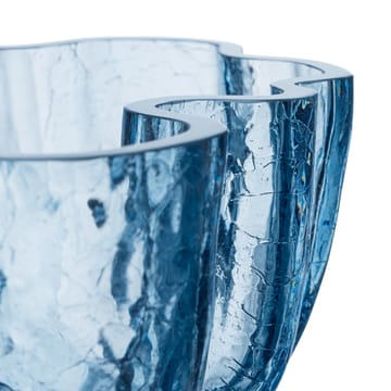 Crackle bowl 105 mm - Circular glass (Blue) - Kosta Boda