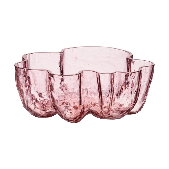 Crackle bowl 105 mm - Pink - Kosta Boda