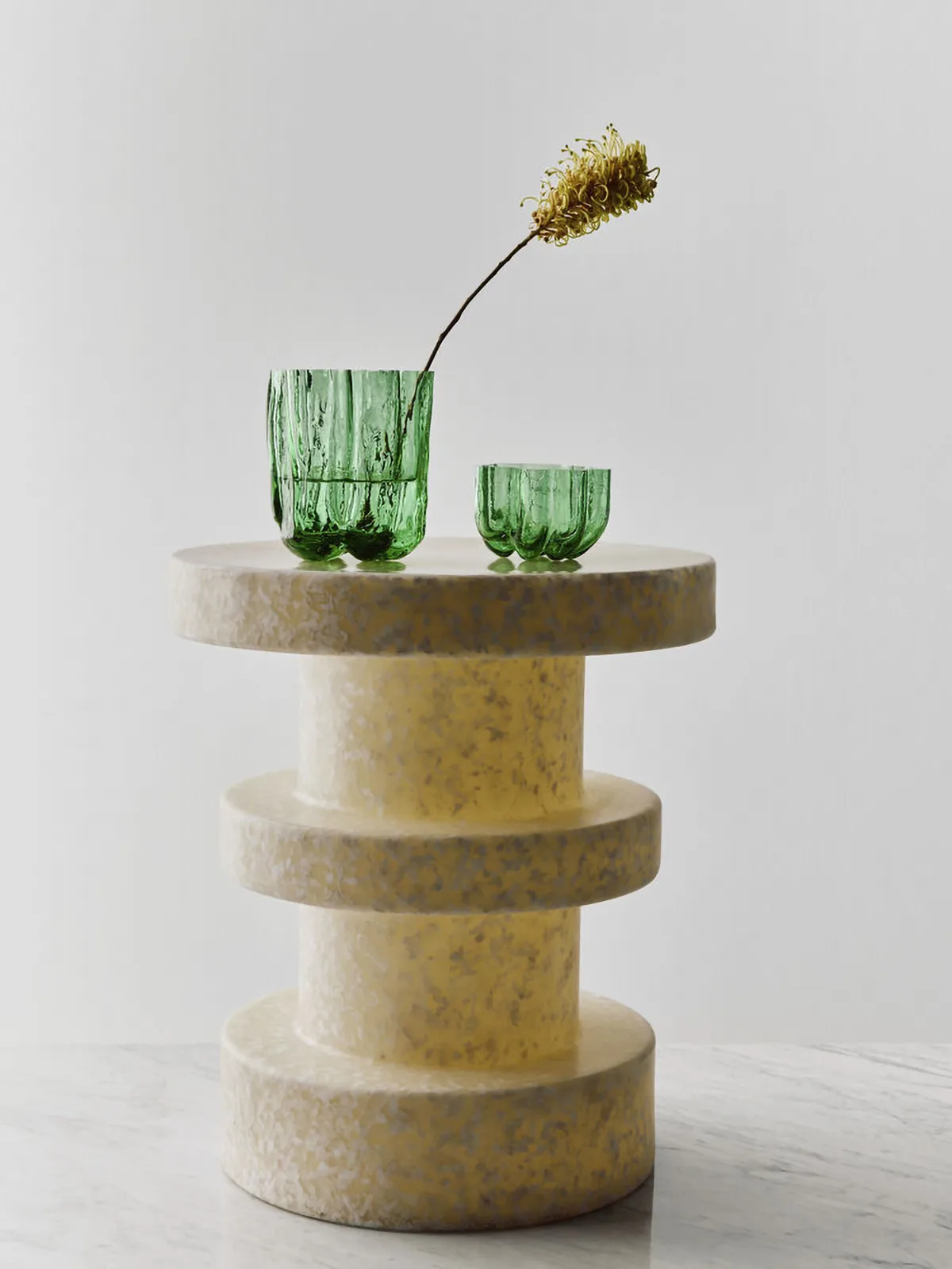 Crackle vase 12,1 cm, Dark green Kosta Boda