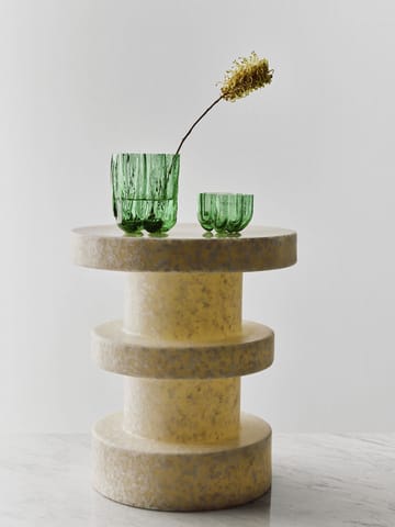 Crackle vase 12,1 cm - Dark green - Kosta Boda