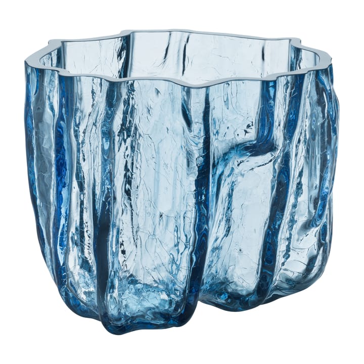 Crackle vase 175 mm - Circular glass - Kosta Boda