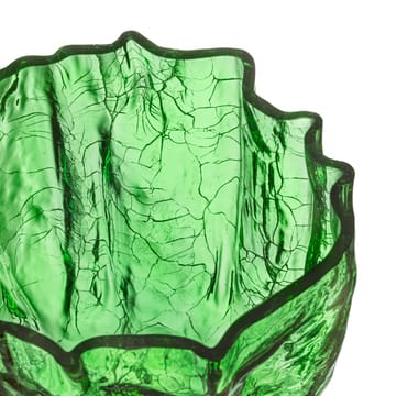 Crackle vase 175 mm - Green - Kosta Boda